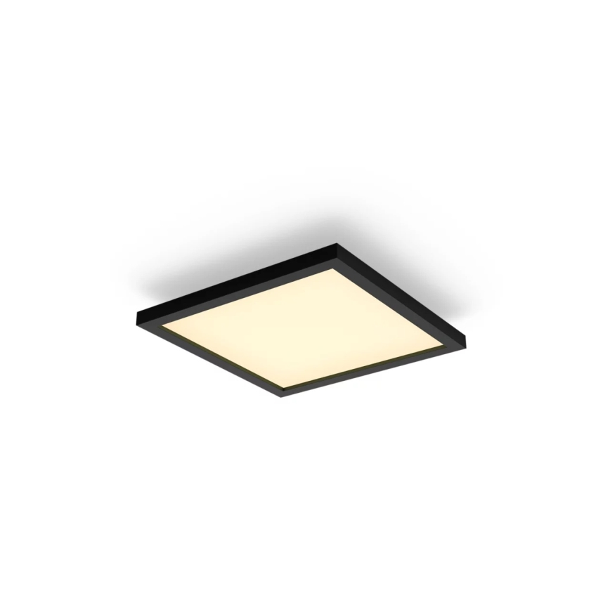 Philips - Hue AURELLE LED Dimmable Ceiling Light, 19W/230V, 2200-6500K, 30x30 cm, Black