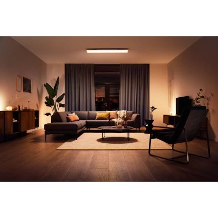 Philips - Hue AURELLE Dimmable LED Ceiling Light LED/39W/230V 2200–6500K 120x30 cm White