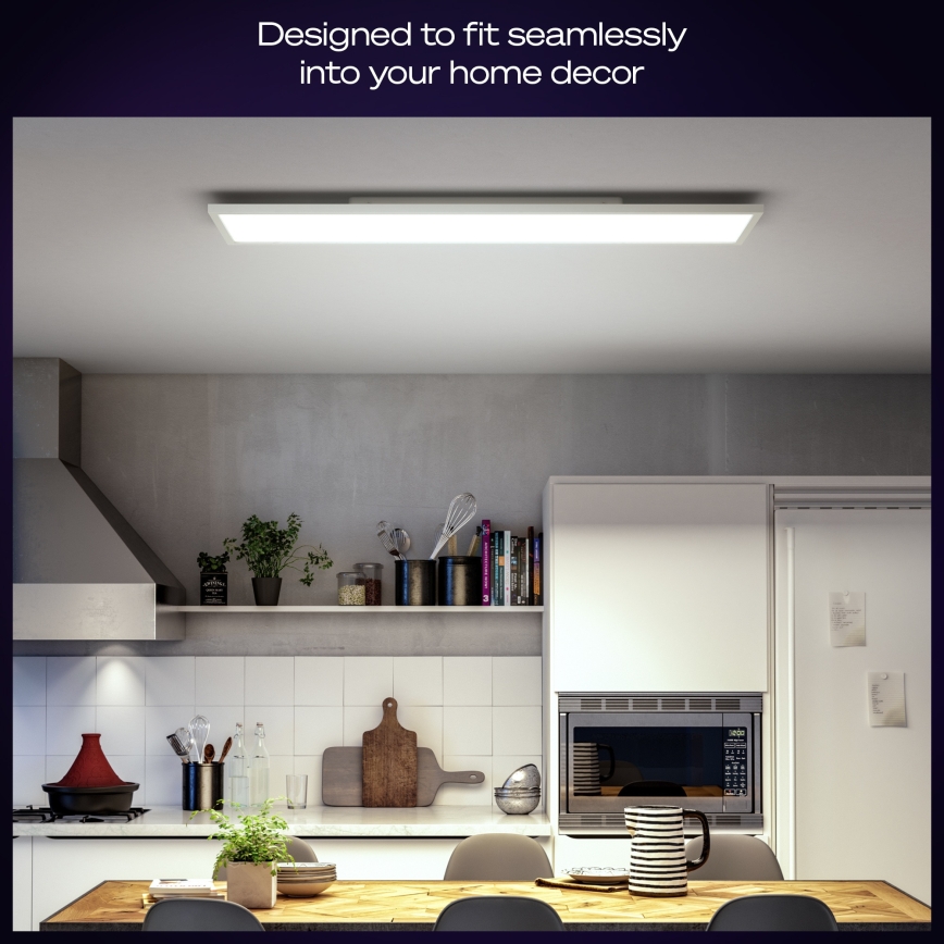 Philips - Hue AURELLE Dimmable LED Ceiling Light LED/39W/230V 2200–6500K 120x30 cm White