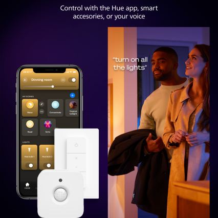 Philips - Hue AURELLE Dimmable LED Ceiling Light LED/39W/230V 2200–6500K 120x30 cm White