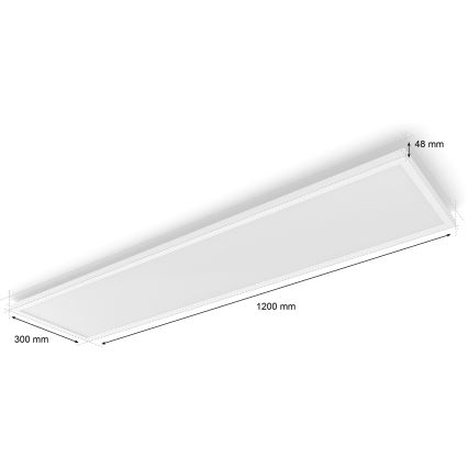 Philips - Hue AURELLE Dimmable LED Ceiling Light LED/39W/230V 2200–6500K 120x30 cm White