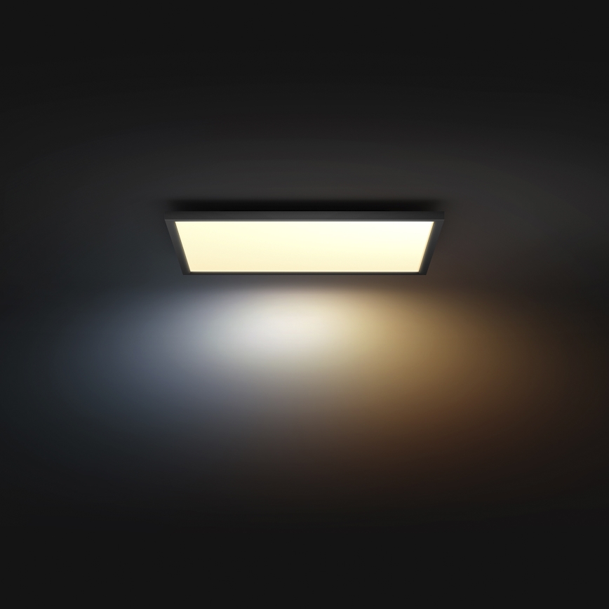 Philips - Hue AURELLE LED Dimmable Ceiling Light LED/39W/230V 2200-6500K 60x60 cm Black