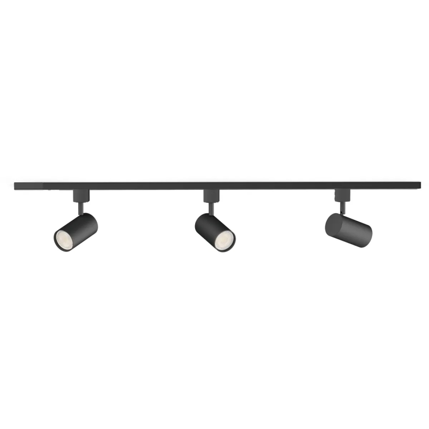 Philips - Dimmable LED spotlight for the EASYLINK track system, 3x GU10 / 7 W / 230 V, 1 m, black