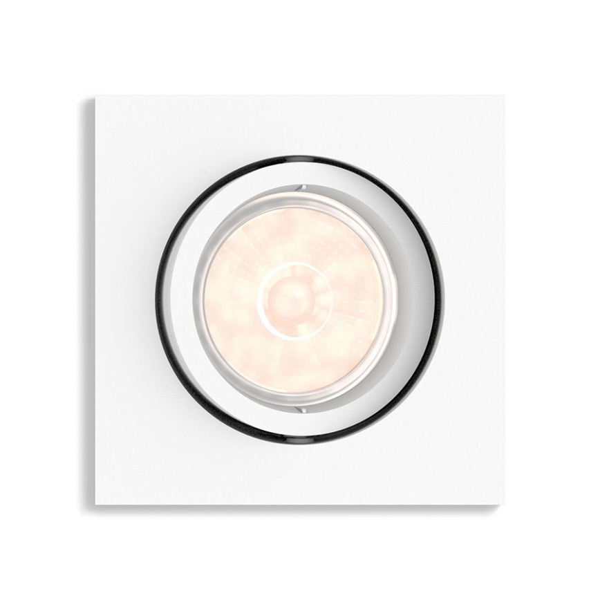 Philips - LED RGBW Dimmable recessed ceiling light DONEGAL 1xGU10/4,8W/230V + remote control