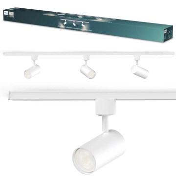 Philips - EASYLINK track spotlight, 3x GU10/7W/230V, 1m, white