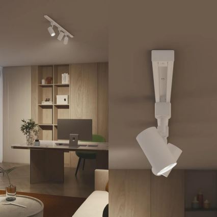 Philips - EASYLINK track spotlight, 3x GU10/7W/230V, 1m, white
