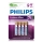 Philips FR03LB4A/10 - 4 pcs Lithium battery AAA LITHIUM ULTRA 1,5V 800mAh