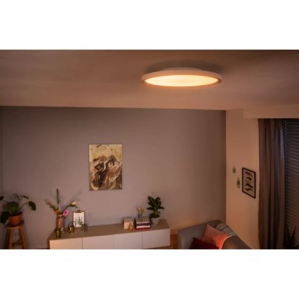 Philips - Hue AURELLE Dimmable LED Ceiling Light LED/21W/230V 2200–6500K Ø 39.5 cm White