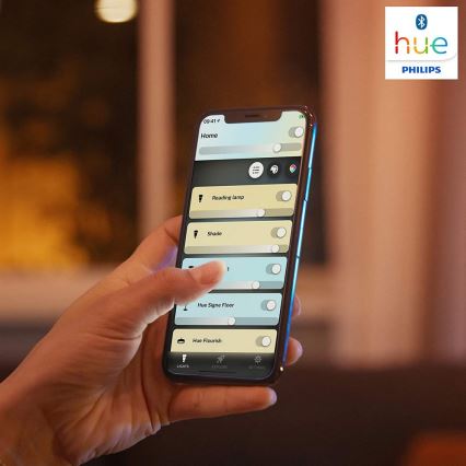 Philips - Hue Dimmable LED Ceiling Light LED/48W/230V 2200–6500K Ø 551 mm Black + Remote Control