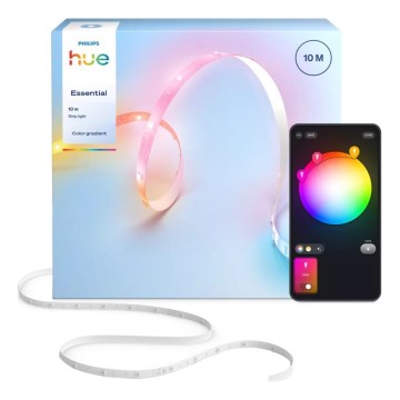 Philips - Hue ESSENTIAL White and Color Ambiance Dimmable LED RGBW Strip 10m LED/27,2W/230V 2200-6500K
