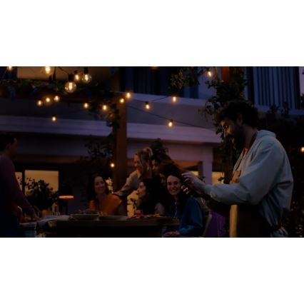 Philips - Hue FESTAVIA 21m Outdoor Dimmable RGBW LED String Lights, 30 LEDs, IP65