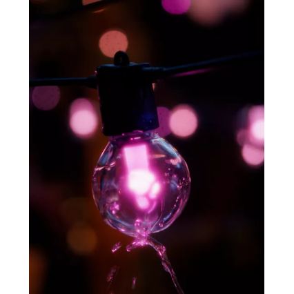 Philips - LED RGBW Extendable Dimmable Outdoor String Lights Hue FESTAVIA 20xLED 14m IP65