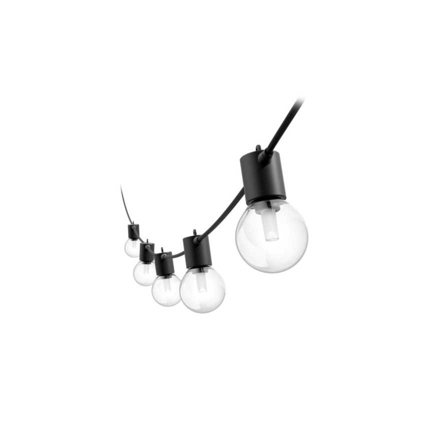Philips - Hue FESTAVIA RGBW LED Dimmable Outdoor Extension String, 10 LEDs, 7 m, IP65