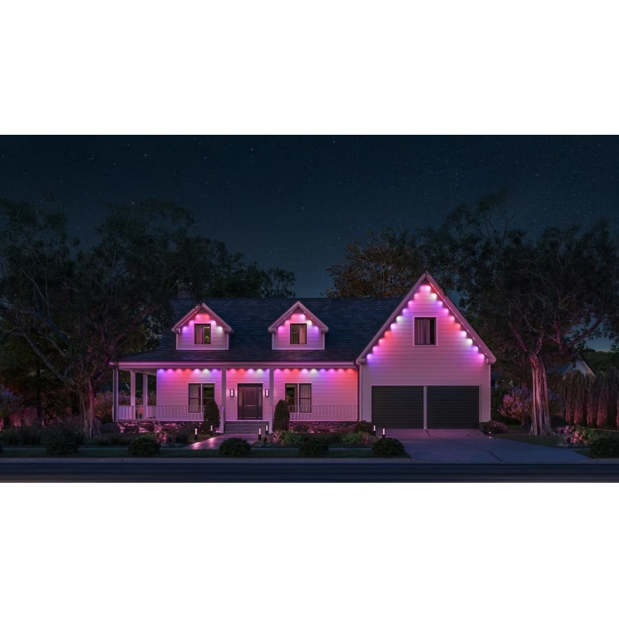 Philips - LED RGBW Extendable Dimmable Outdoor String Lights Hue FESTAVIA 16xLED 9m 1000-20000K IP65