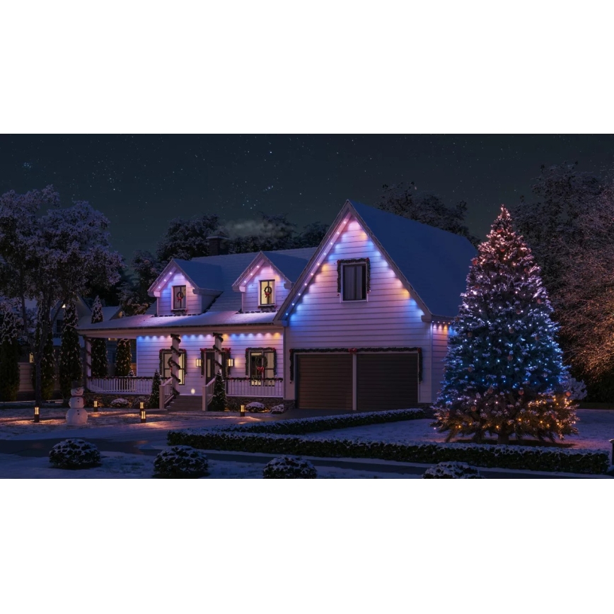 Philips - LED RGBW Extendable Dimmable Outdoor String Lights Hue FESTAVIA 16xLED 9m 1000-20000K IP65