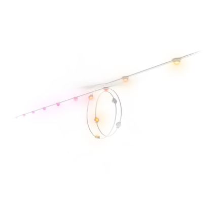 Philips - LED RGBW Extendable Dimmable Outdoor String Lights Hue FESTAVIA 16xLED 9m 1000-20000K IP65