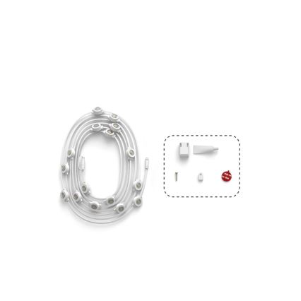 Philips - LED RGBW Extendable Dimmable Outdoor String Lights Hue FESTAVIA 16xLED 9m 1000-20000K IP65