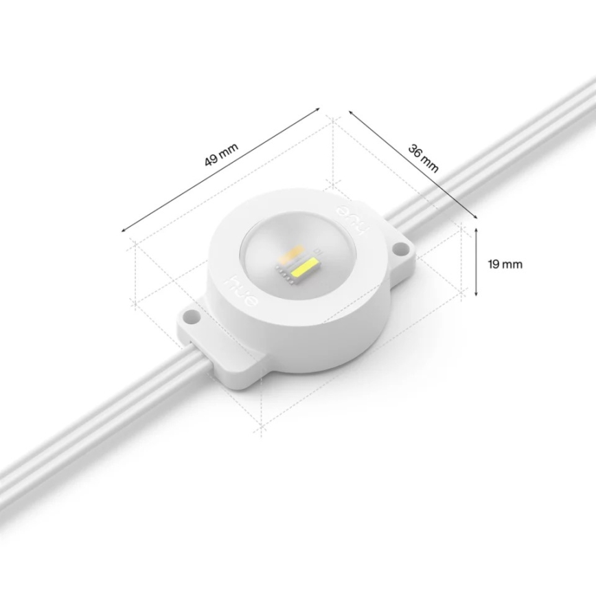 Philips - LED RGBW Extendable Dimmable Outdoor String Lights Hue FESTAVIA 16xLED 9m 1000-20000K IP65