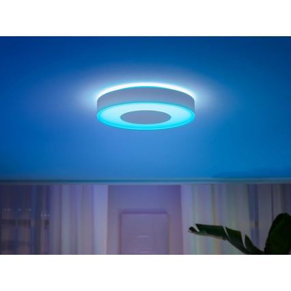 Philips - LED RGB Dimmable ceiling light Hue INFUSE LED/52,5W/230V 2000-6500K Ø 425 mm white