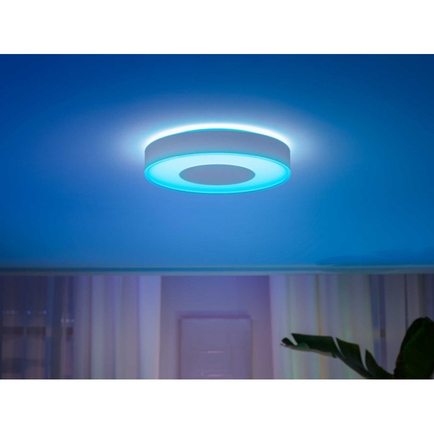 Philips - LED RGB Dimmable ceiling light Hue INFUSE LED/52,5W/230V 2000-6500K Ø 425 mm white