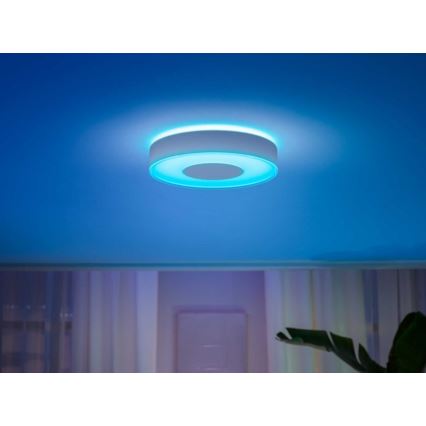 Philips - RGB LED Dimmable ceiling light Hue INFUSE LED/33,5W/230V 2000-6500K dia. 381 mm white