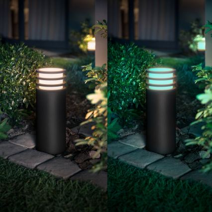 Philips - Hue LUCCA LED RGB Dimmable Outdoor Lamp 1xE27/8,1W/230V 25 cm 1000-20000K IP44