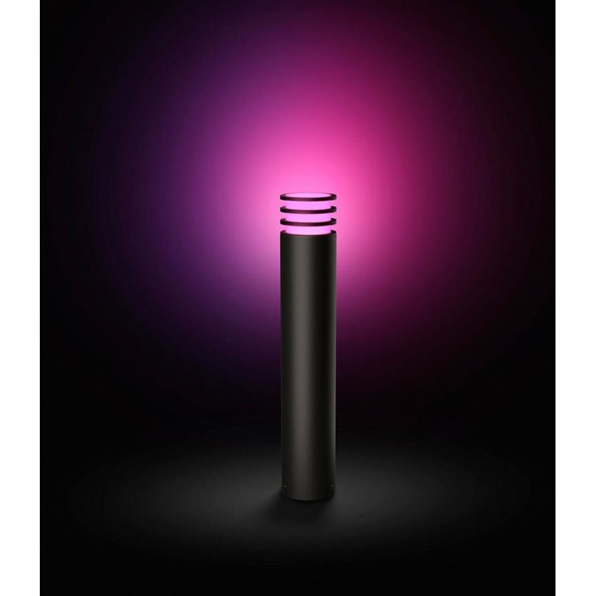 Philips - LED RGB Dimmable Outdoor Lamp Hue LUCCA 1xE27/8.1W/230V 77 cm 1000-20000K IP44