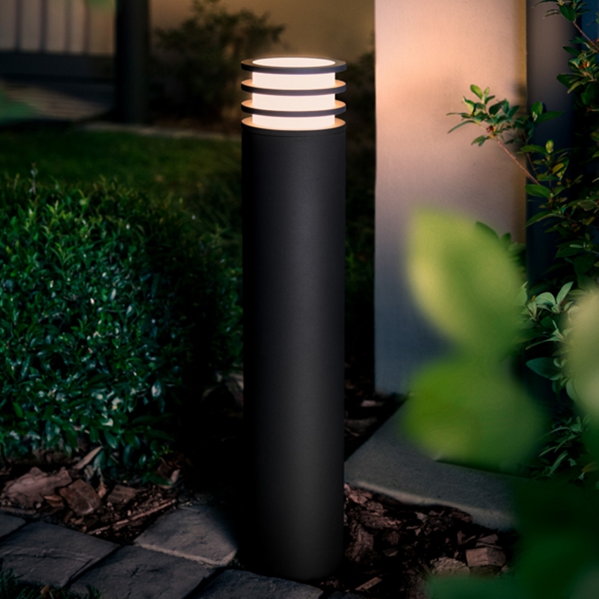Philips - LED RGB Dimmable Outdoor Lamp Hue LUCCA 1xE27/8.1W/230V 77 cm 1000-20000K IP44