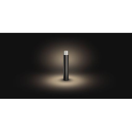 Philips - LED RGB Dimmable Outdoor Lamp Hue LUCCA 1xE27/8.1W/230V 77 cm 1000-20000K IP44