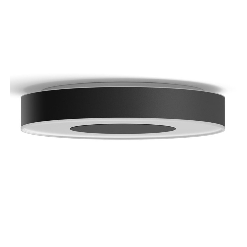 Philips - Hue INFUSE RGB LED Dimmable Ceiling Light 52.5W/230V 2000-6500K Ø 425 mm Black