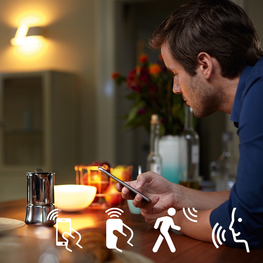 Basic set Philips HUE STARTER KIT 3xE27/9W + interconnect device