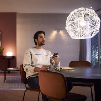 Philips Hue White and Color Ambiance A60 LED Dimmable Bulb, E27, 9W, 230V, 2000–6500K