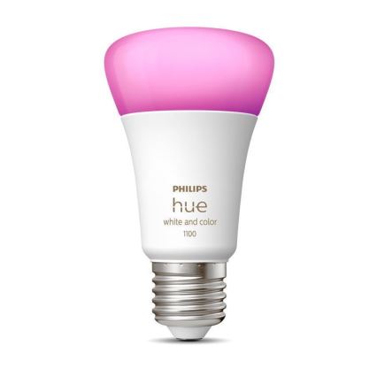Philips Hue White and Color Ambiance A60 LED Dimmable Bulb, E27, 9W, 230V, 2000–6500K