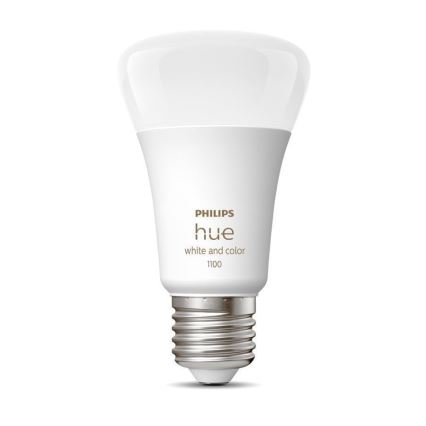 Philips Hue White and Color Ambiance A60 LED Dimmable Bulb, E27, 9W, 230V, 2000–6500K
