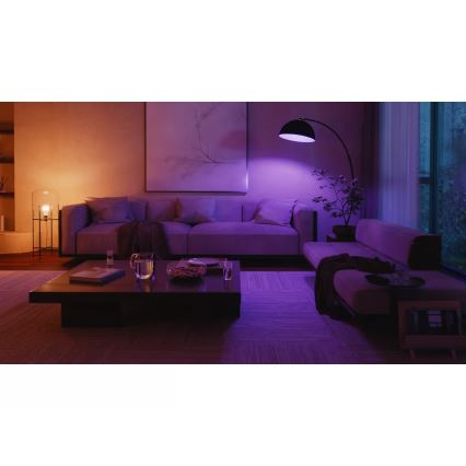 Starter kit Philips Hue White and Color Ambiance 3xE27/8,1W 1000-20000K + Hue Bridge and Dimmer Switch