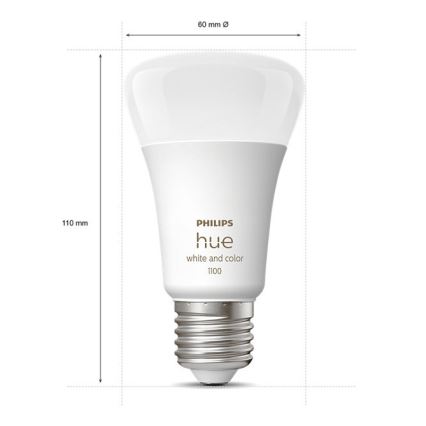 Philips Hue White and Color Ambiance Starter Kit 3xE27/9W/230V 2000-6500K + Hue Bridge