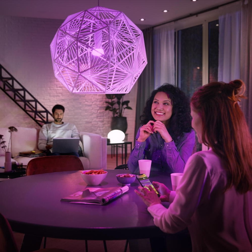 Philips Hue White and Color Ambiance Starter Kit 3x E27/9W 2000-6500K + Hue Bridge and Dimmer Switch