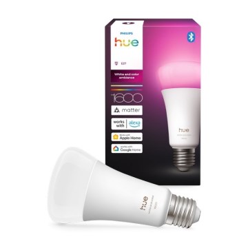 Philips Hue WHITE AND COLOR AMBIANCE Dimmable LED Bulb E27/11,8W/230V 1000-20000K