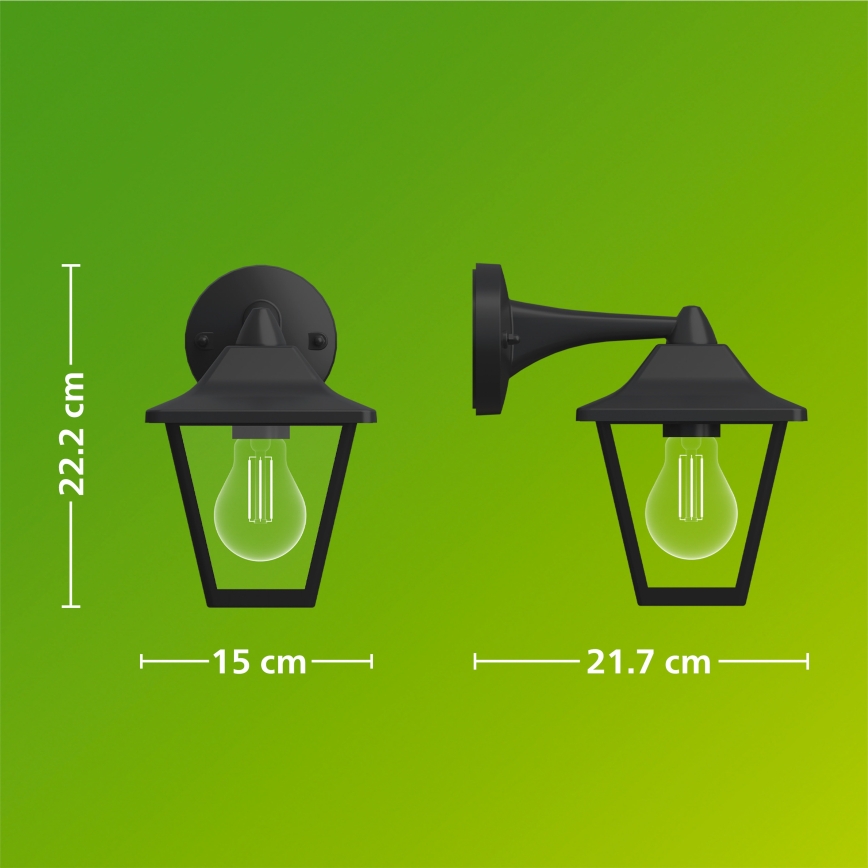 Philips - JULI Outdoor Wall Light 1x E27/25W/230V IP44