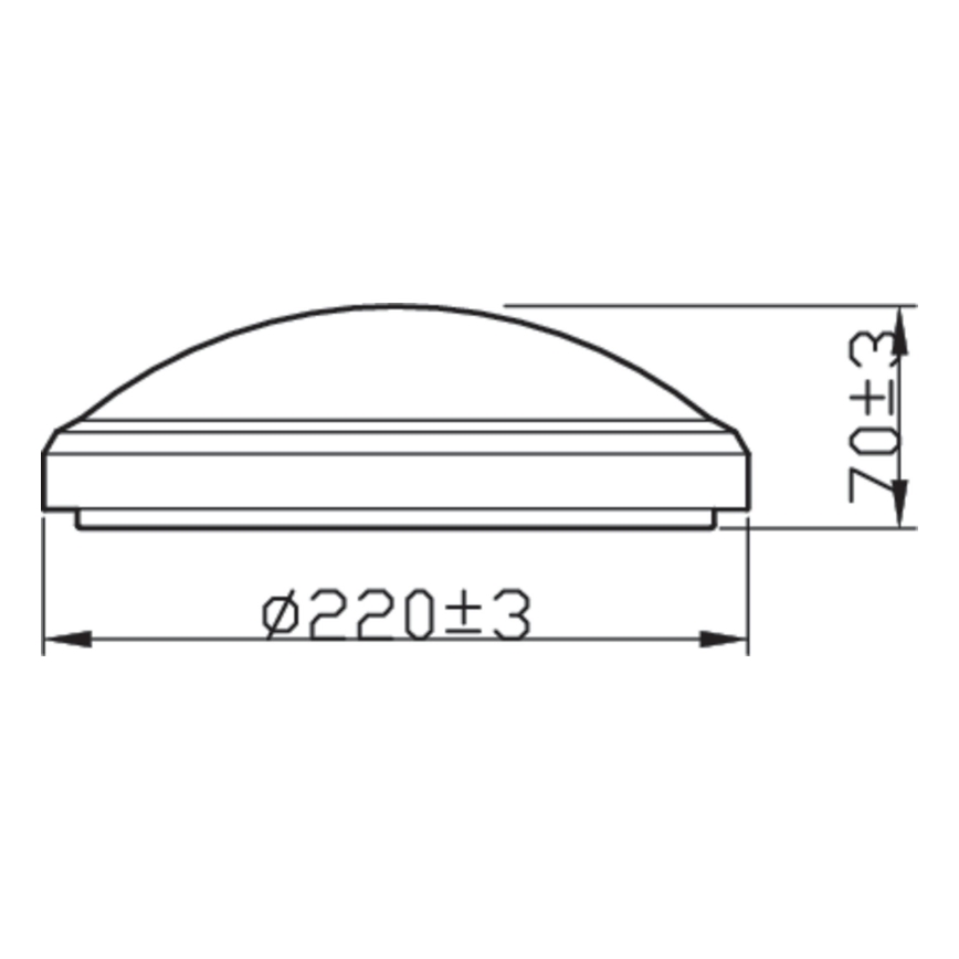Philips - LED Bathroom ceiling light BALANCE LED/6W/230V IP44