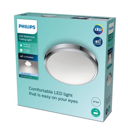 Philips - LED Bathroom ceiling light LED/17W/230V 4000K IP44