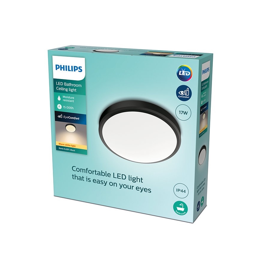 Philips - LED Bathroom ceiling light LED/17W/230V IP44