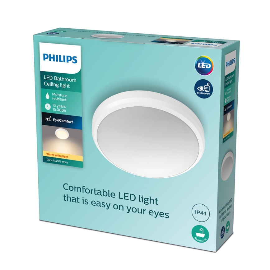 Philips - LED Bathroom ceiling light LED/6W/230V 2,700K IP44