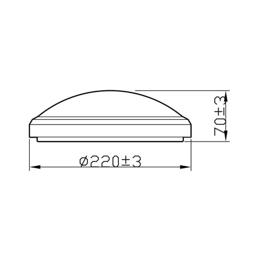 Philips - LED Bathroom ceiling light LED/6W/230V 2,700K IP44