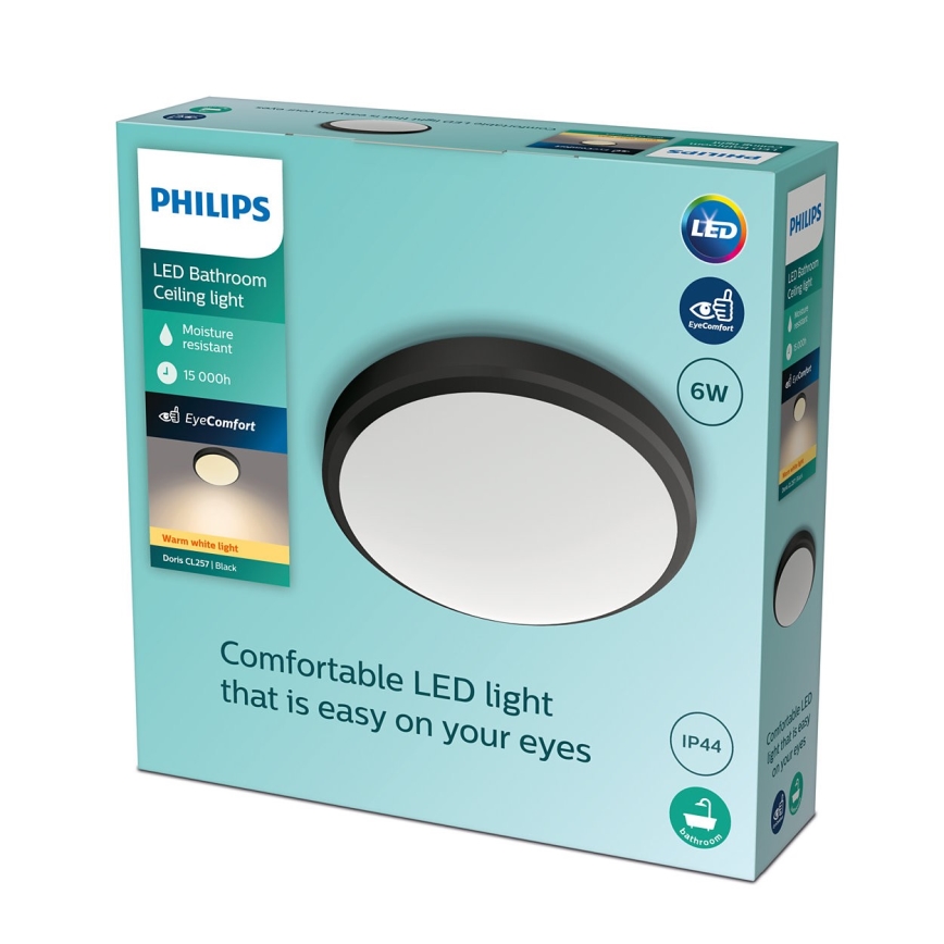 Philips - LED Bathroom ceiling light DORIS LED/6W/230V IP44
