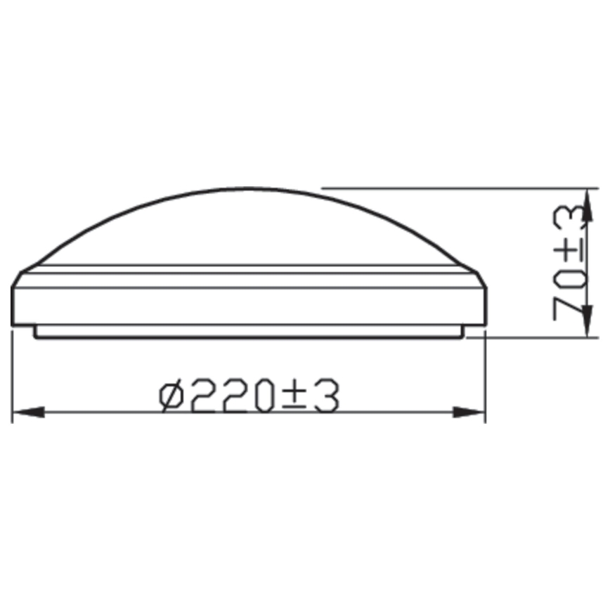 Philips - LED Bathroom ceiling light DORIS LED/6W/230V IP44
