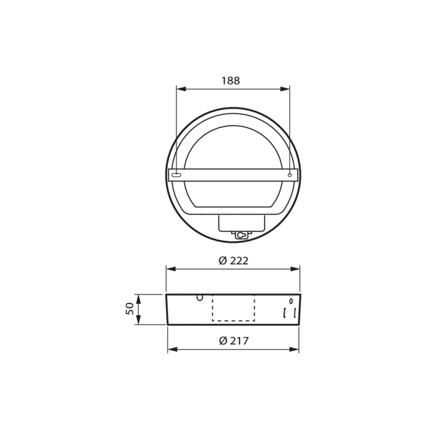 Philips - LED Bathroom ceiling light LED/21W/230V IP44 3000K