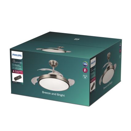 Philips - LED Ceiling fan LED/35W/230V 5500/4000/2700K + remote control