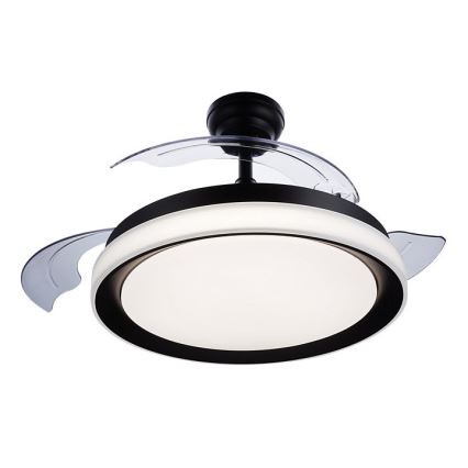Philips - LED Ceiling fan LED/35W/230V 5500/4000/2700K black + remote control