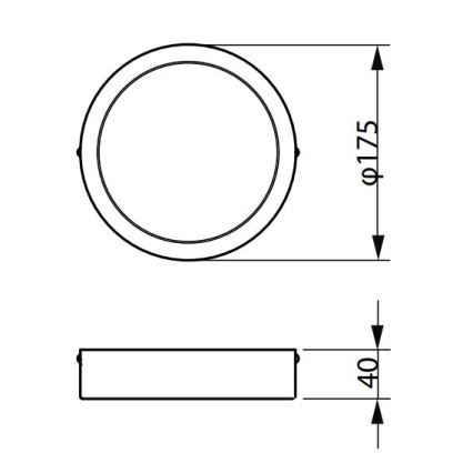 Philips - LED Ceiling light LEDINAIRE LED/10,5W/230V 3000K IP40
